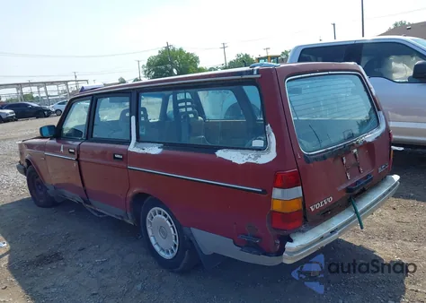 1986 Volvo 245 Dl/Gl z USA, uszkodzony, nr VIN YV1AX8855G1676859